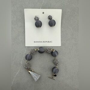 Banana Republic Earrings and Bracelet Set, Brand New